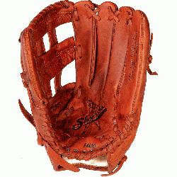 text-align: left;>Shoeless Joe Professional Series ball gloves may